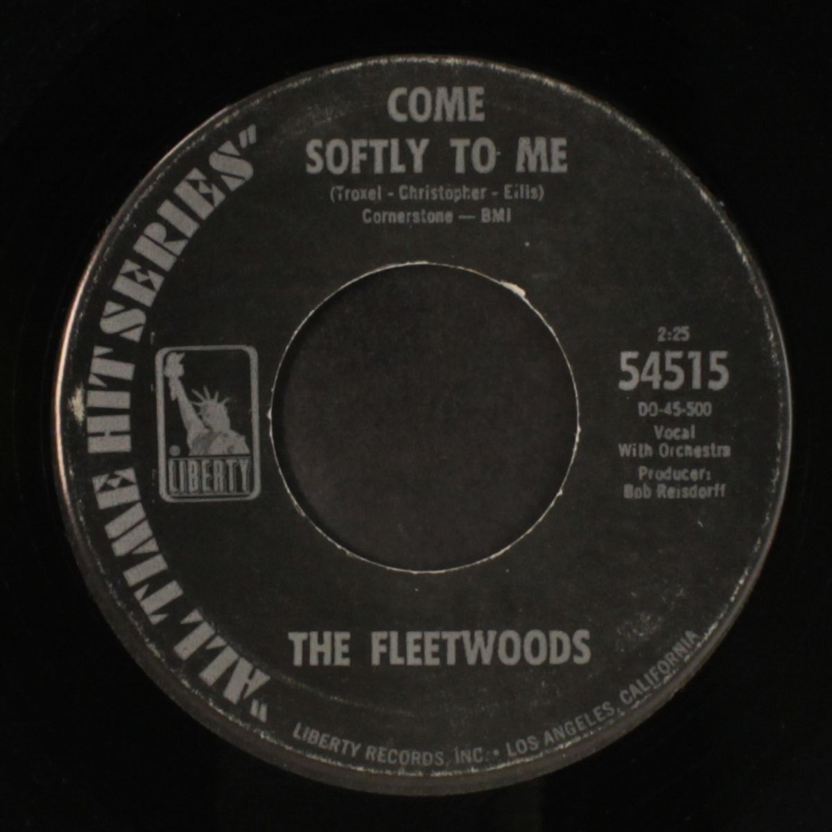 come softly to me / mr. blue by FLEETWOODS
