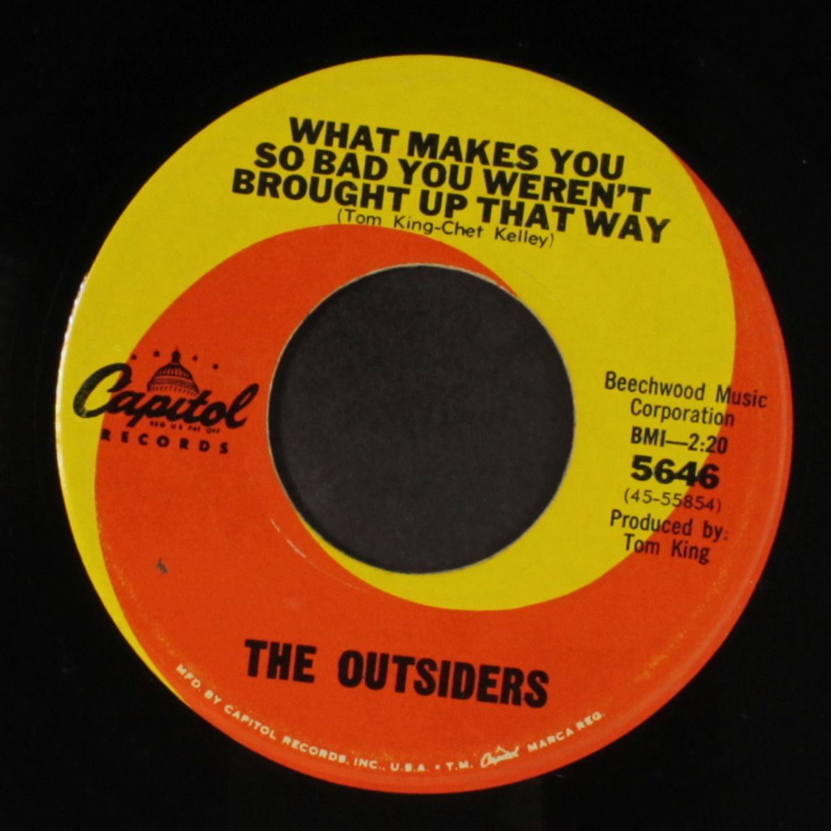 girl in love / what makes you so bad, you weren't brought up that way by OUTSIDERS