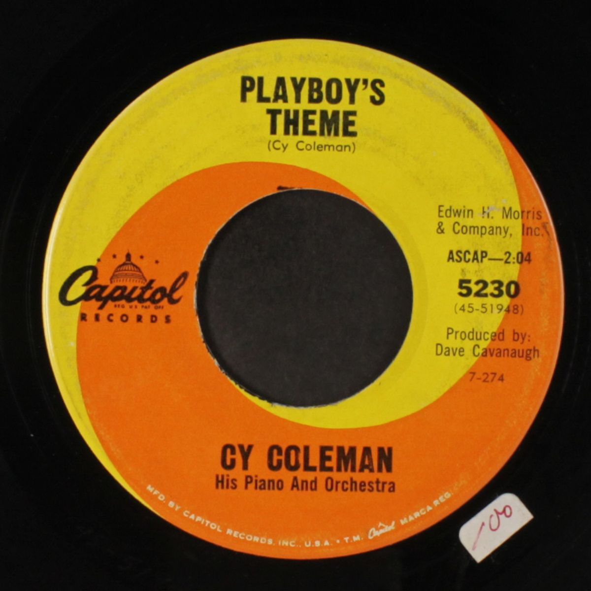 playboy's theme by CY COLEMAN