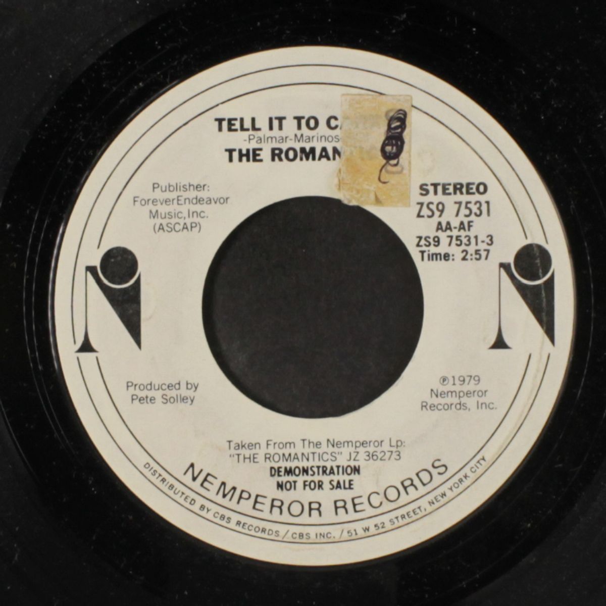 tell it to carrie / same by ROMANTICS