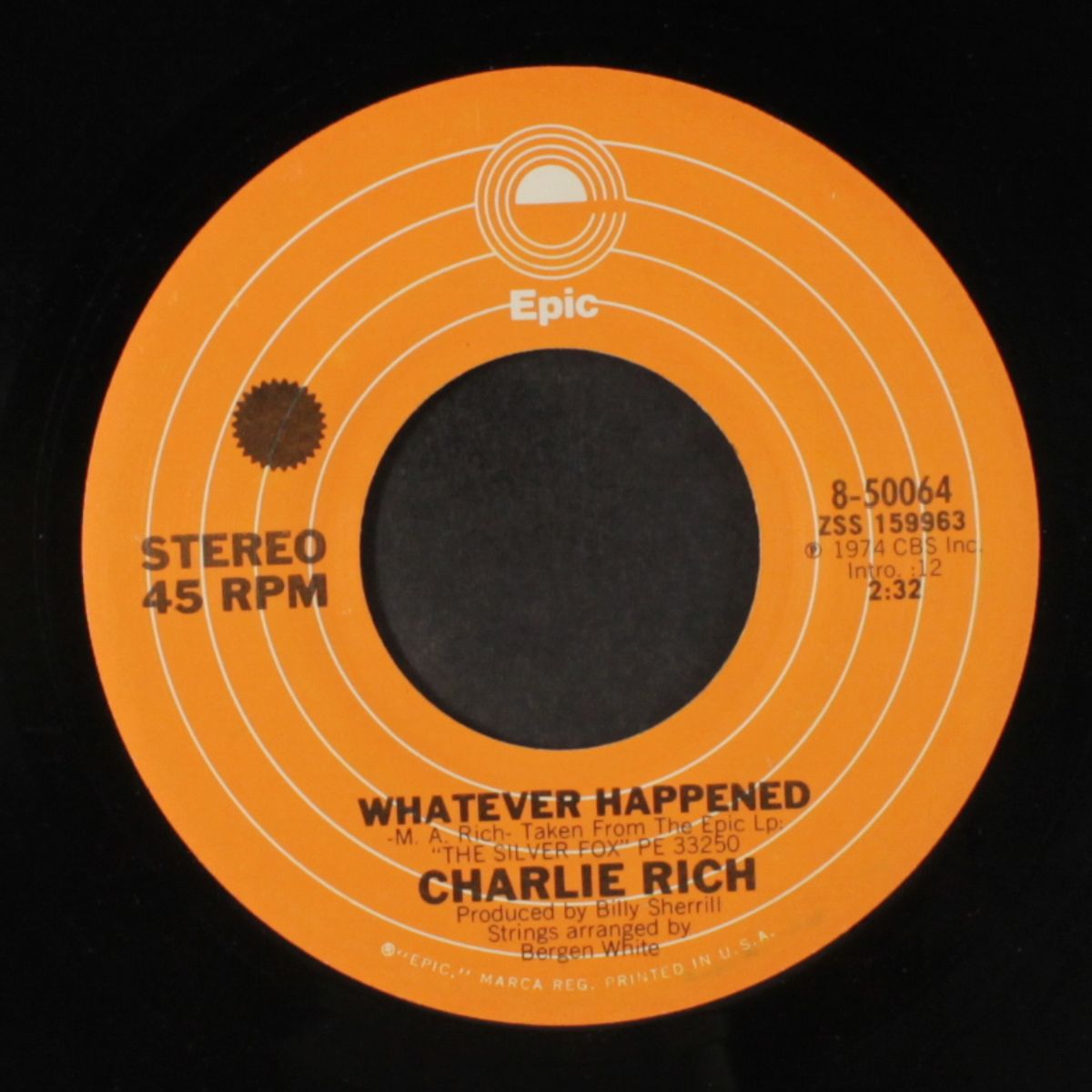 my elusive dreams / whatever happened by CHARLIE RICH