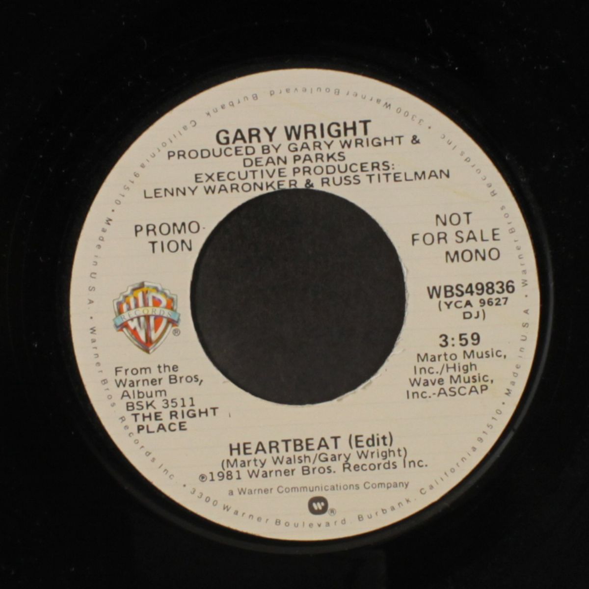 heartbeat / mono by GARY WRIGHT