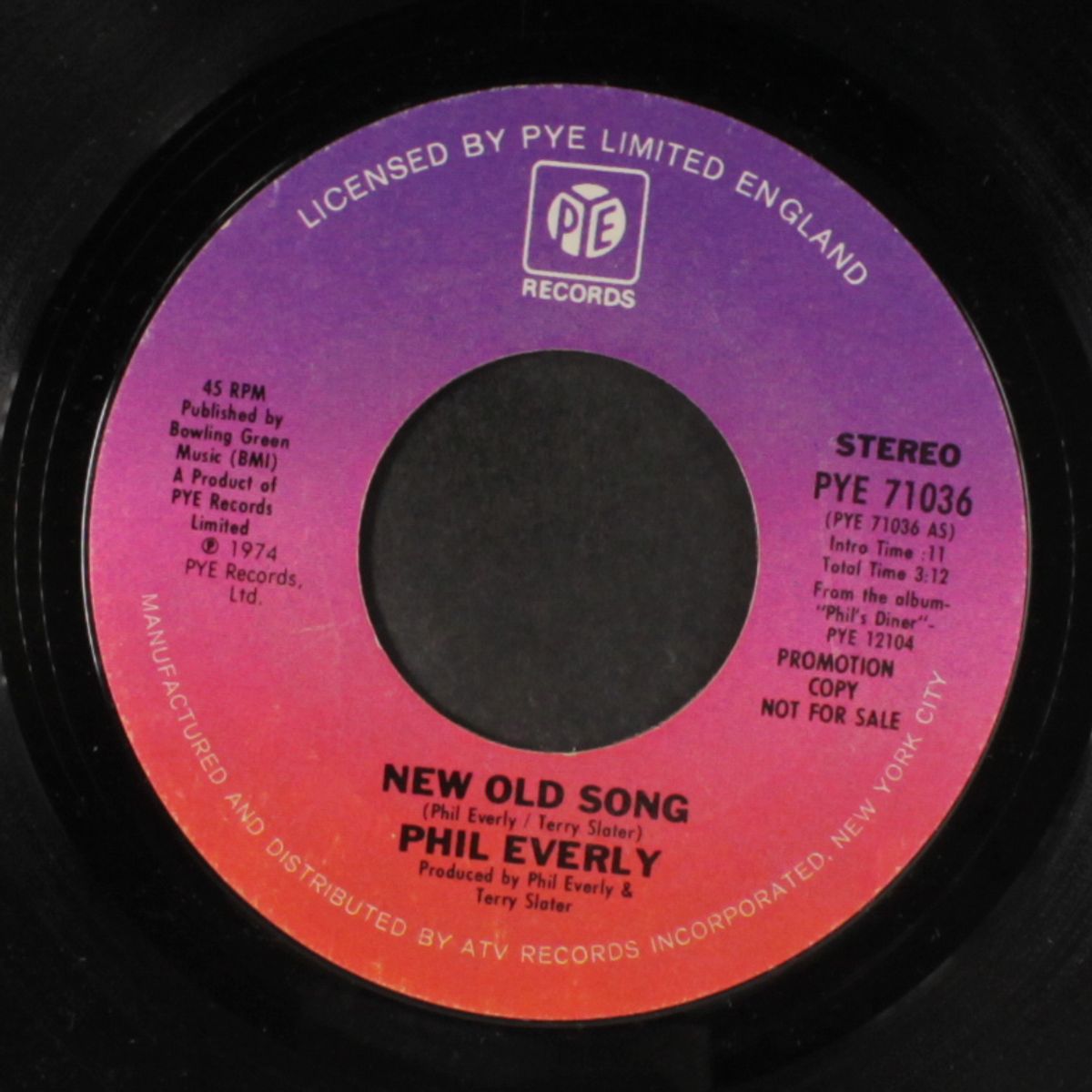 new old song by PHIL EVERLY