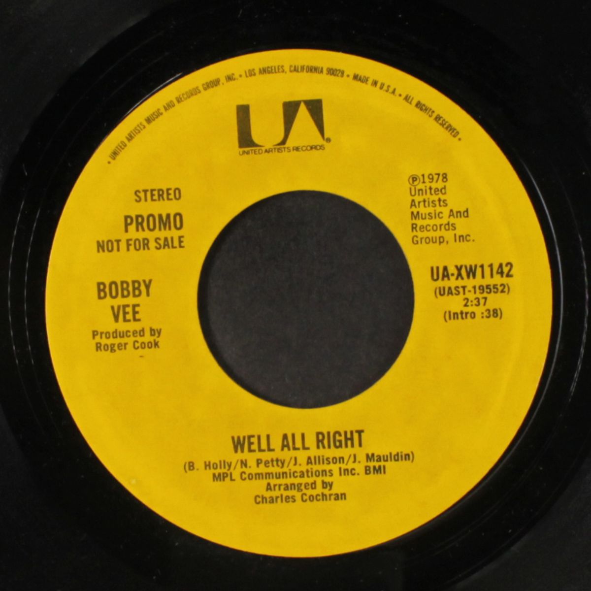 well all right by BOBBY VEE