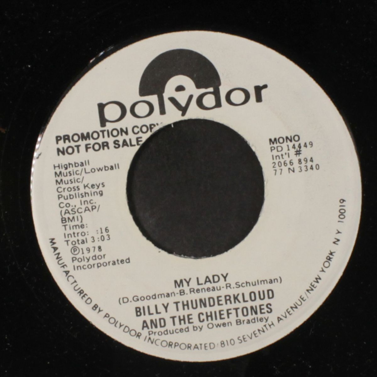 my lady / mono by BILLY THUNDERKLOUD