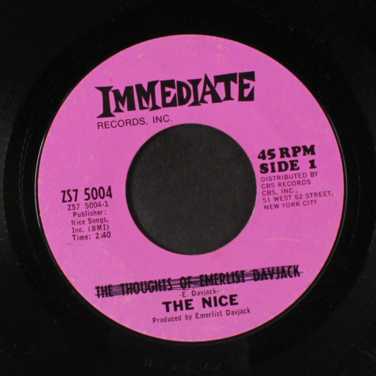 the thoughts of emerlist davjack by NICE