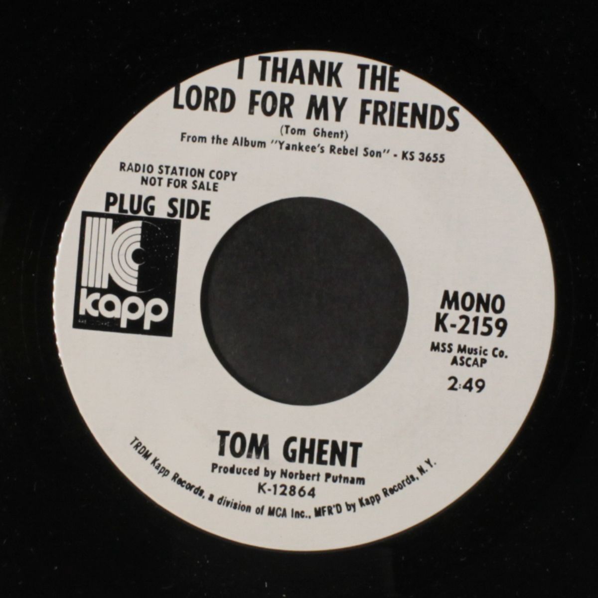 i thank the lord for my friends (mono) by TOM GHENT