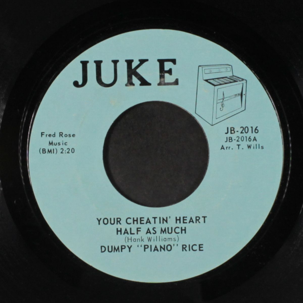 movin' / your cheatin' heart half as much by DUMPY RICE