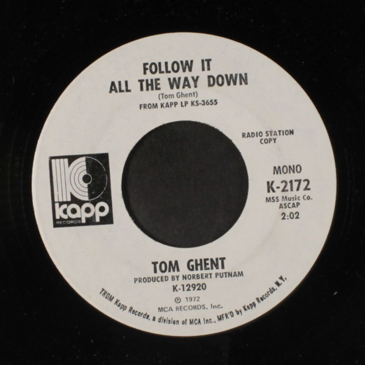i stopped along the way by TOM GHENT