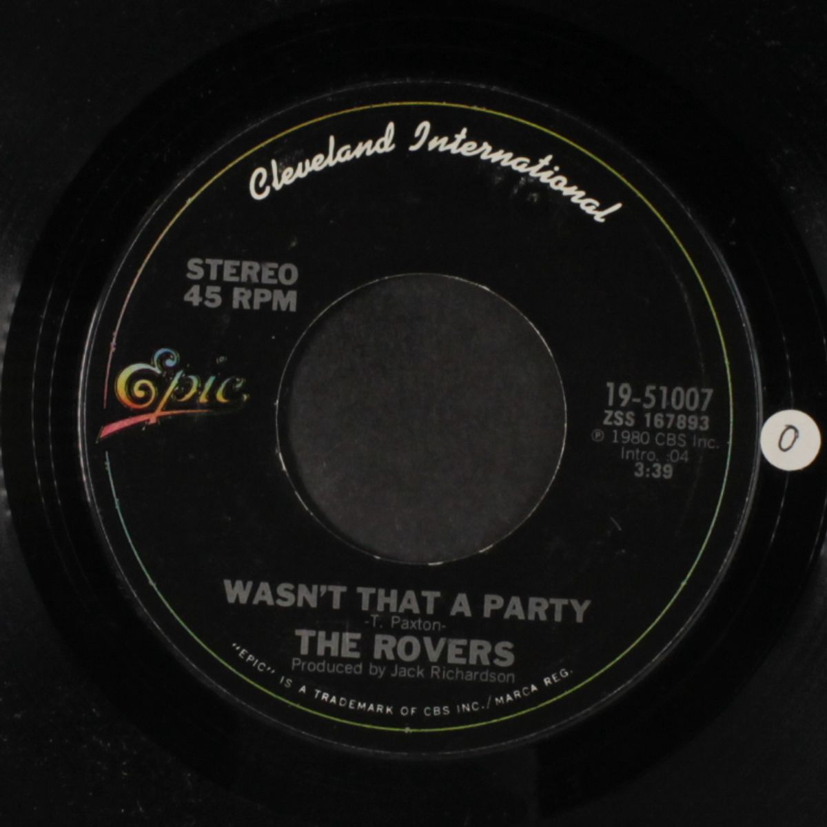 wasn't that a party by ROVERS