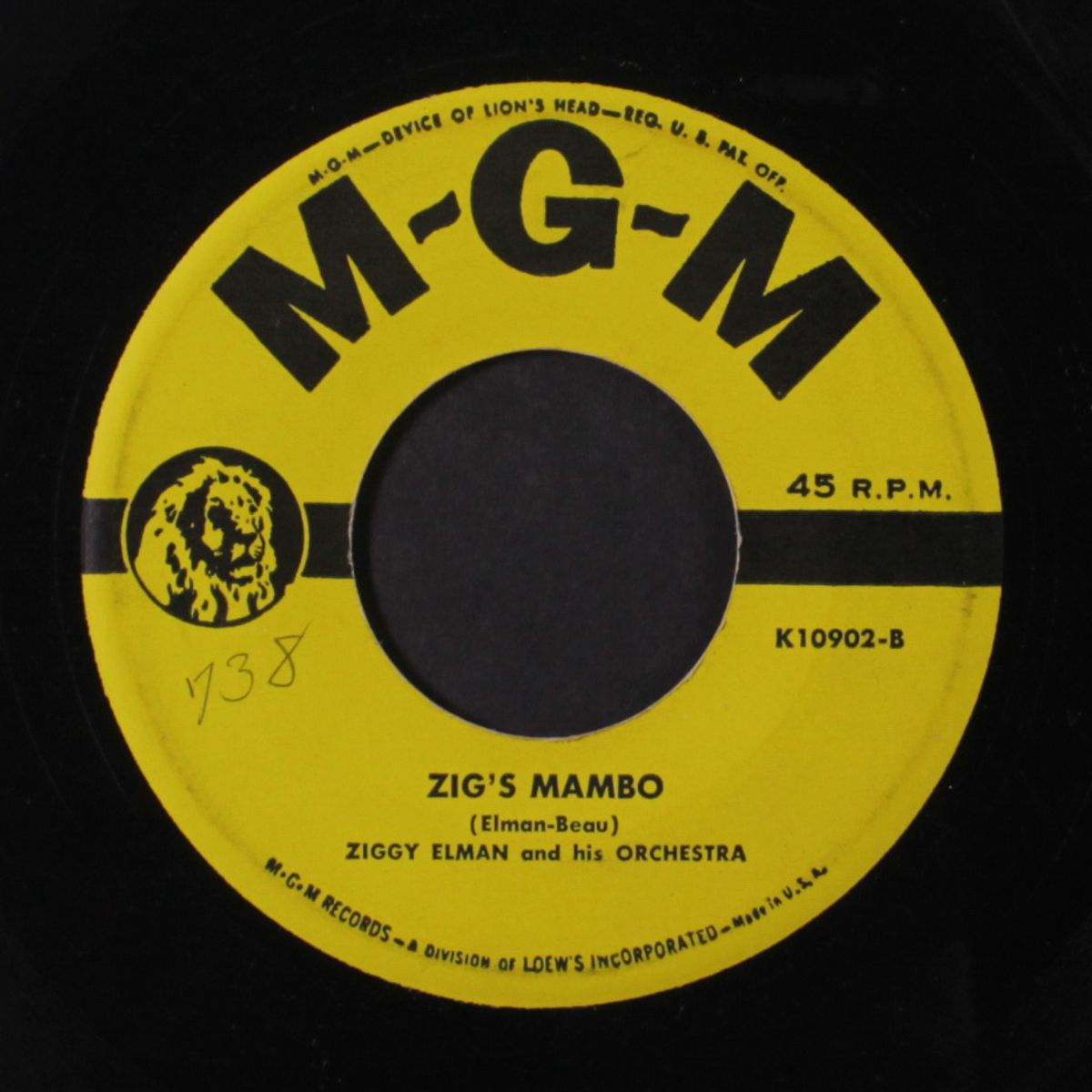 zig's mambo / i'd climb the highest mountain by ZIGGY ELMAN
