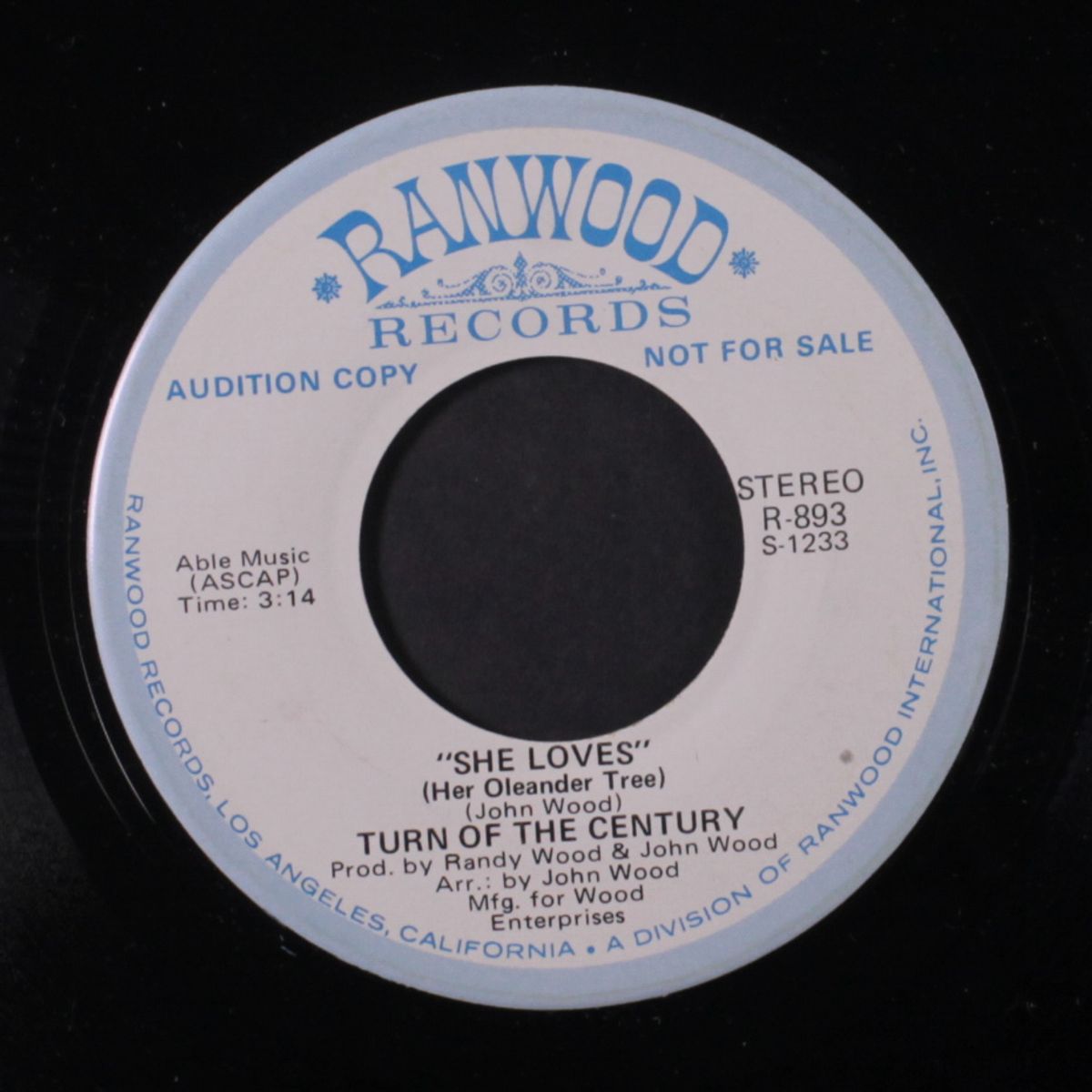 and i'll come back / she loves (her oleander tree) by TURN OF THE CENTURY