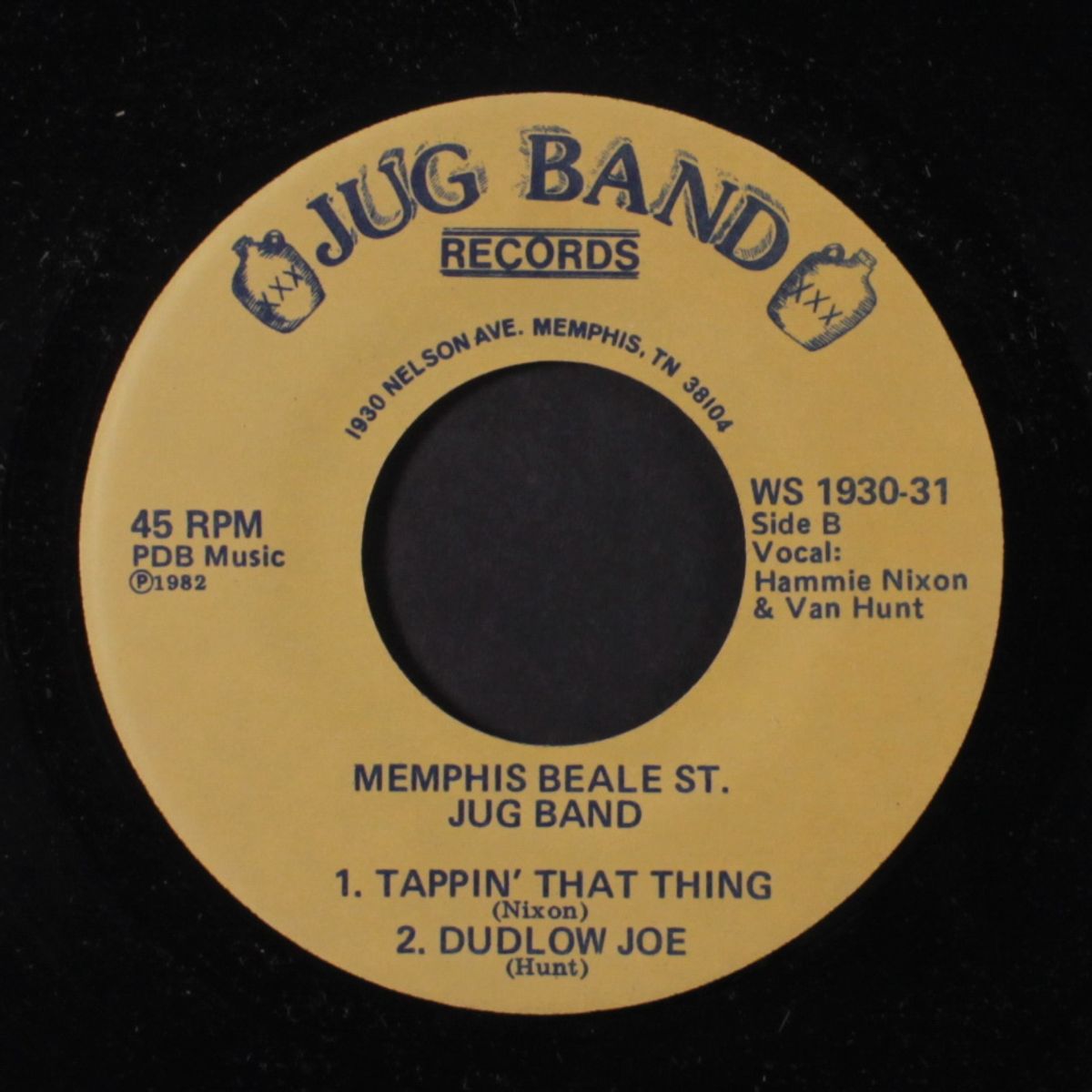 mr. crump / tappin' that jug, dudlow joe by MEMPHIS BEALE ST. JUG BAND
