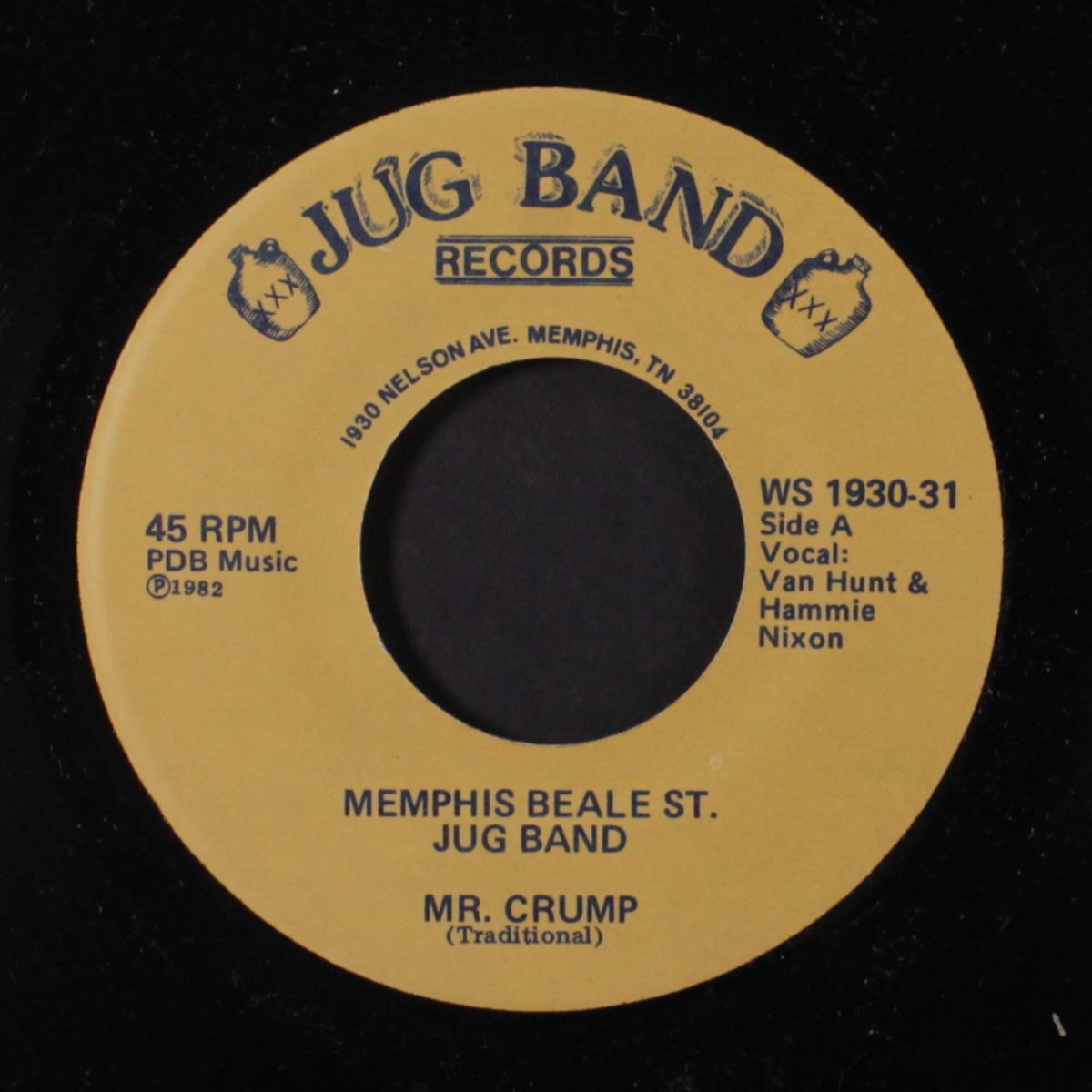 mr. crump / tappin' that jug, dudlow joe by MEMPHIS BEALE ST. JUG BAND