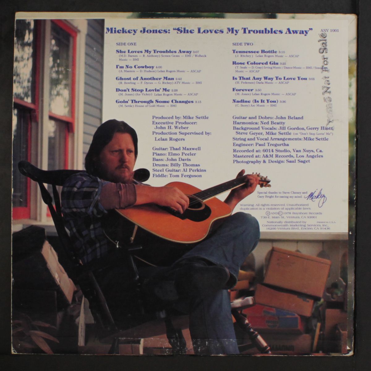 she loves my troubles away by MICKEY JONES