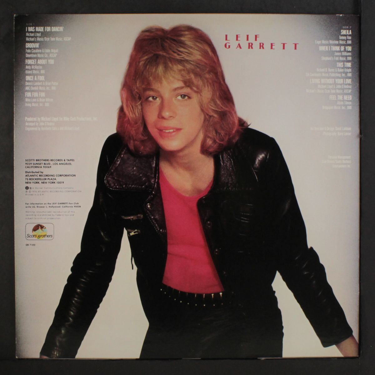 feel the need by LEIF GARRETT