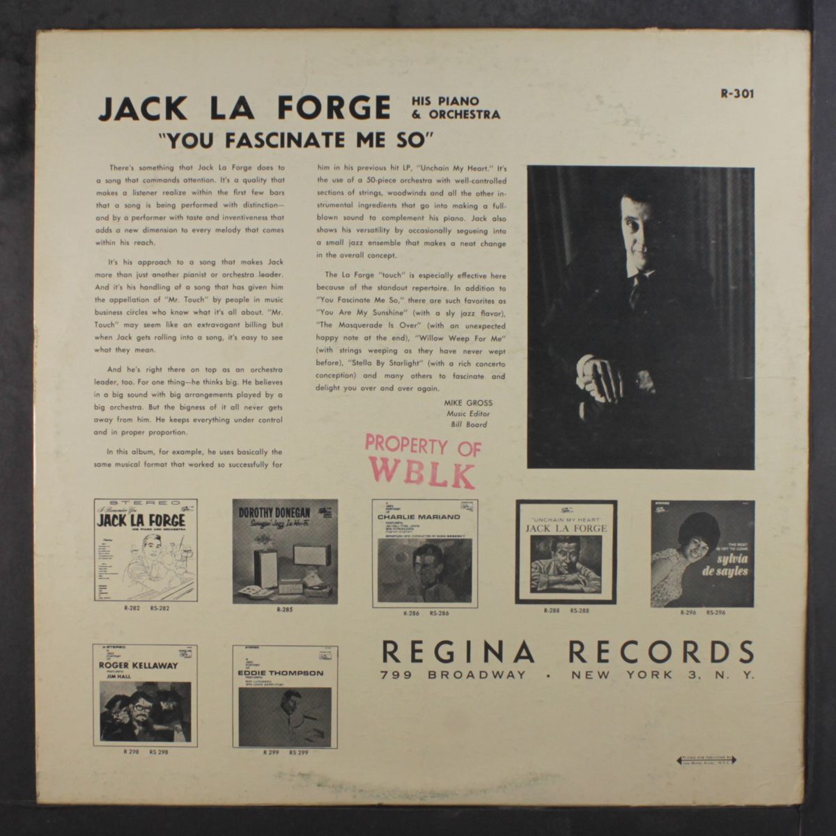 you fascinate me so by JACK LA FORGE