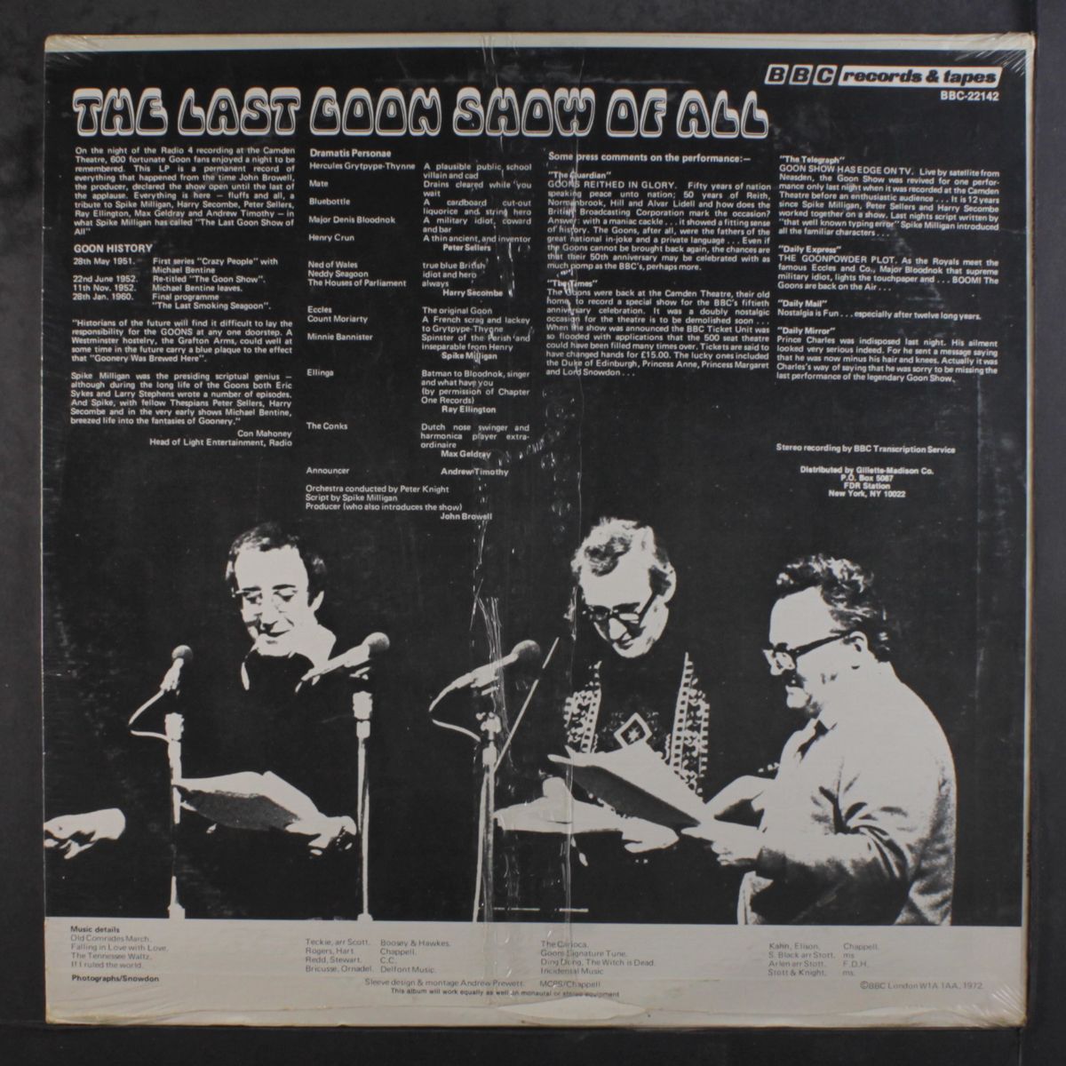 the last goon show of all by GOON SHOW