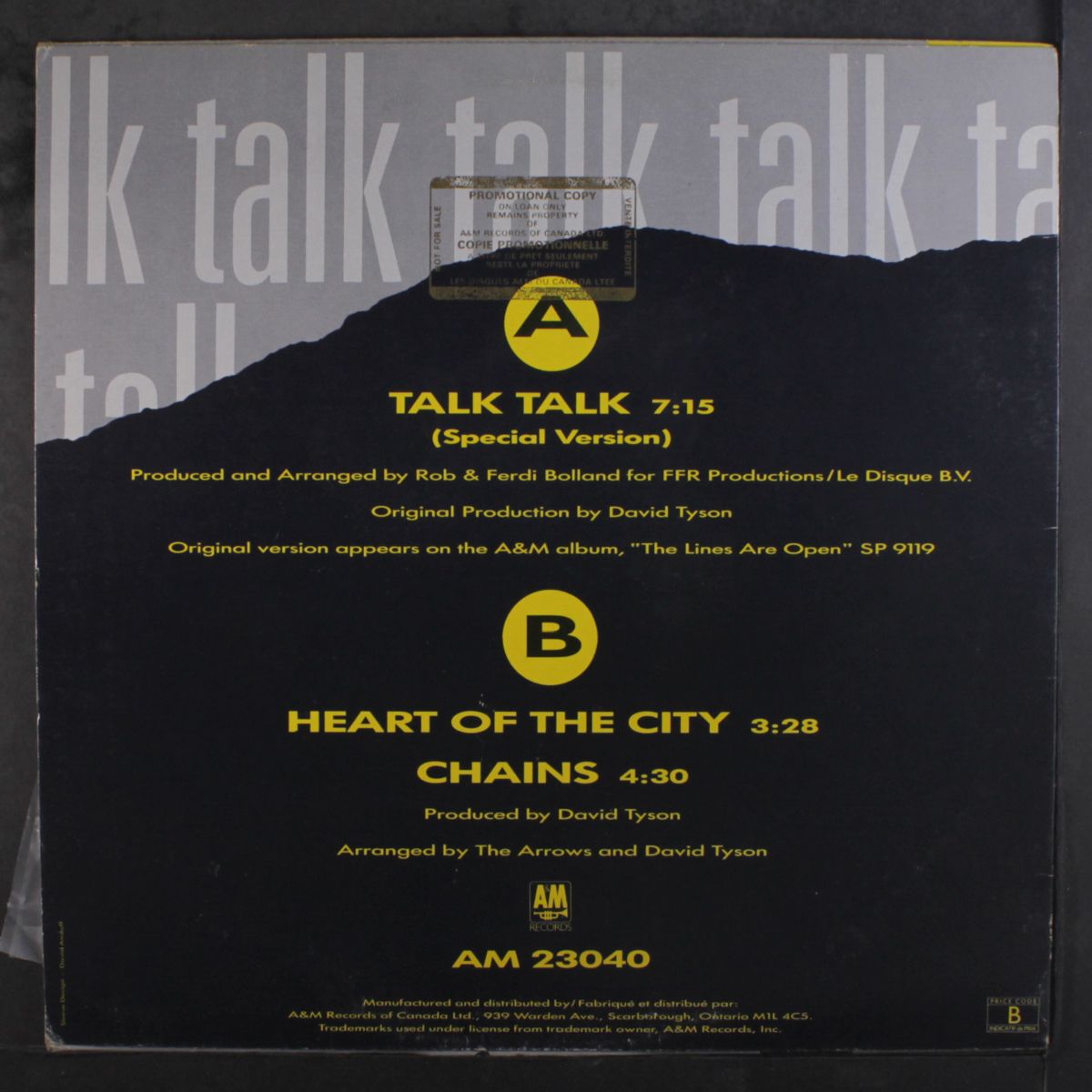 talk talk + 2 by ARROWS