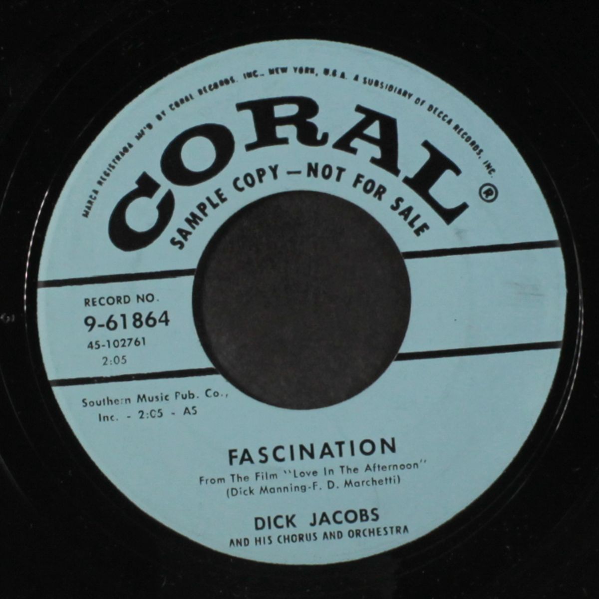 fascination / summertime by DICK JACOBS