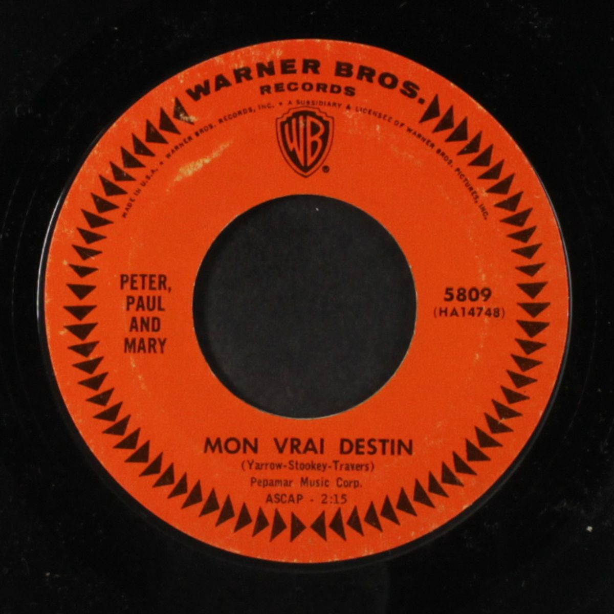 the cruel war / mon vrai destin by PETER, PAUL & MARY