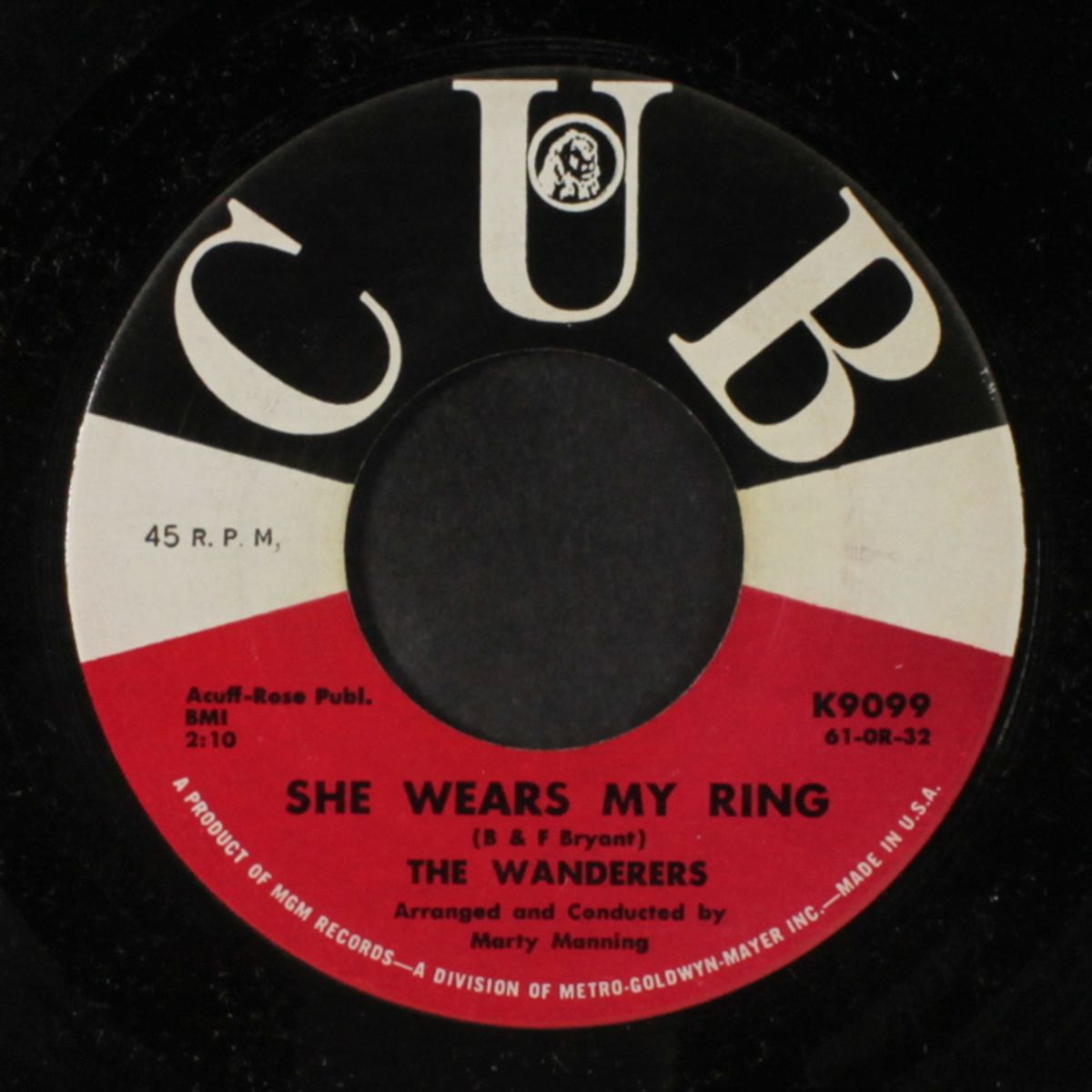 somebody else's sweetheart / she wears my ring by WANDERERS