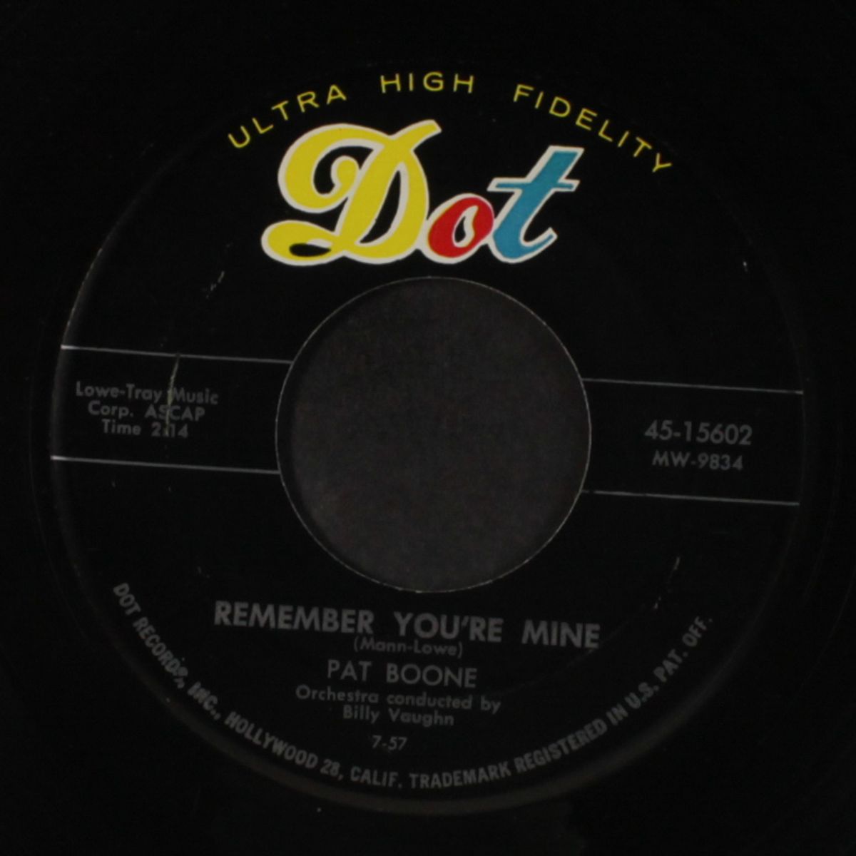 there's a gold mine in the sky / remember you're mine by PAT BOONE