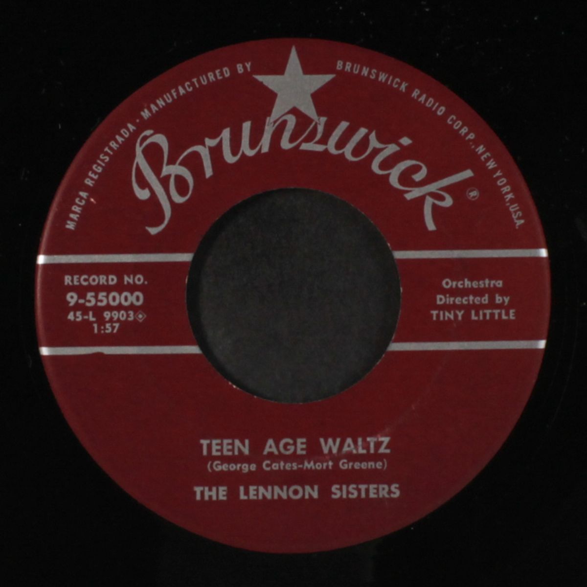 young and in love / teen age waltz by LENNON SISTERS