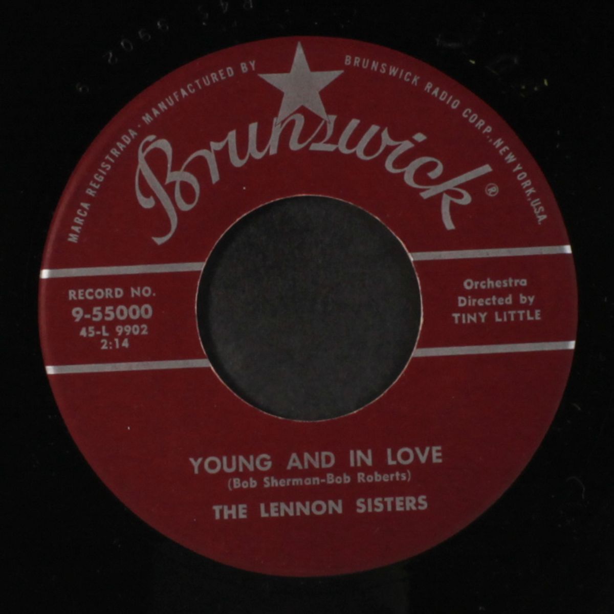 young and in love / teen age waltz by LENNON SISTERS