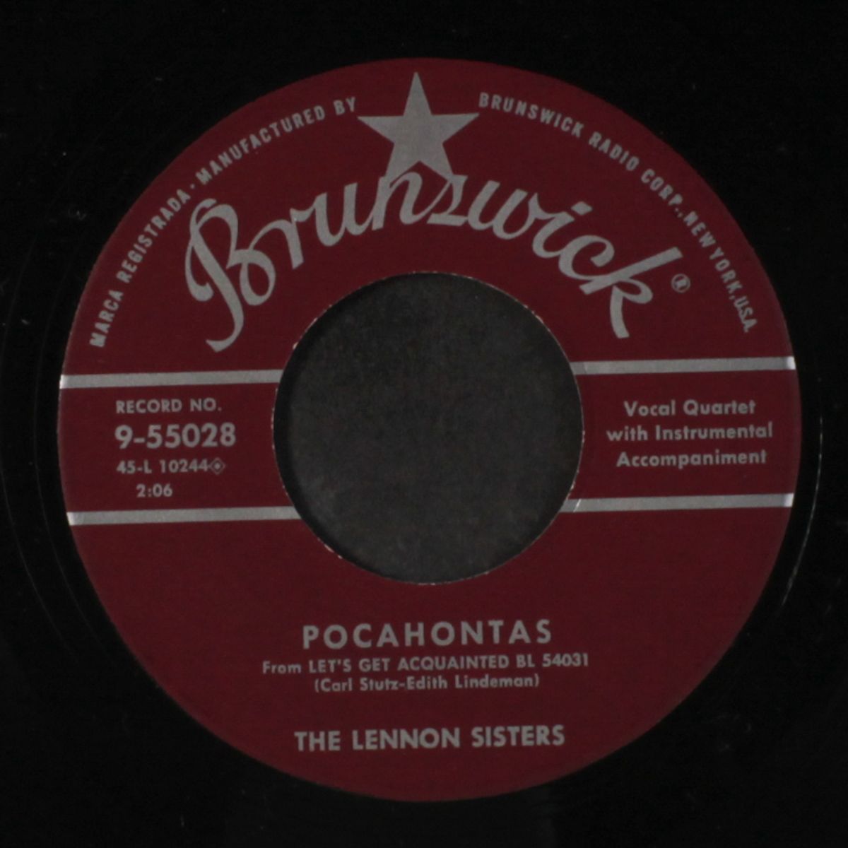 shake me i rattle / pocahontas by LENNON SISTERS