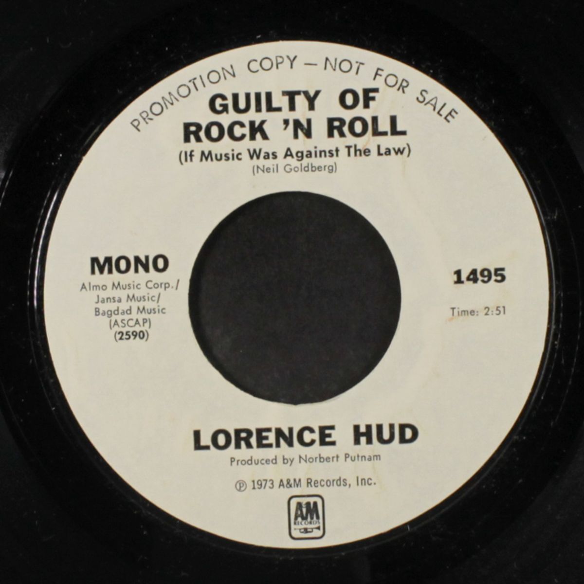 guilty of rock 'n roll by LORENCE HUD