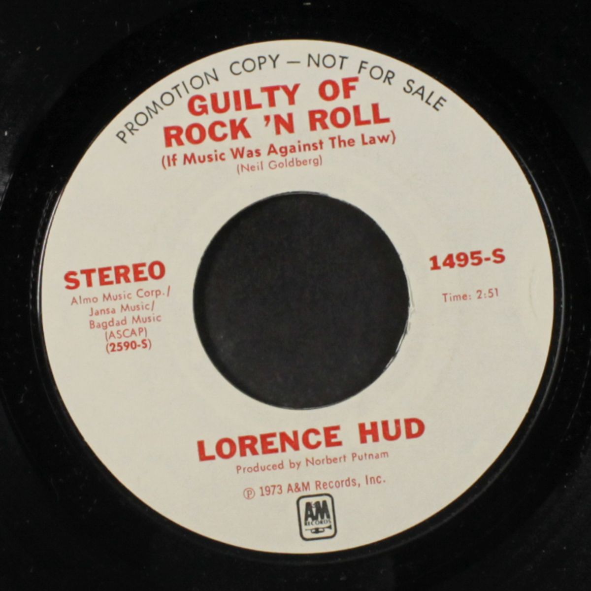 guilty of rock 'n roll by LORENCE HUD