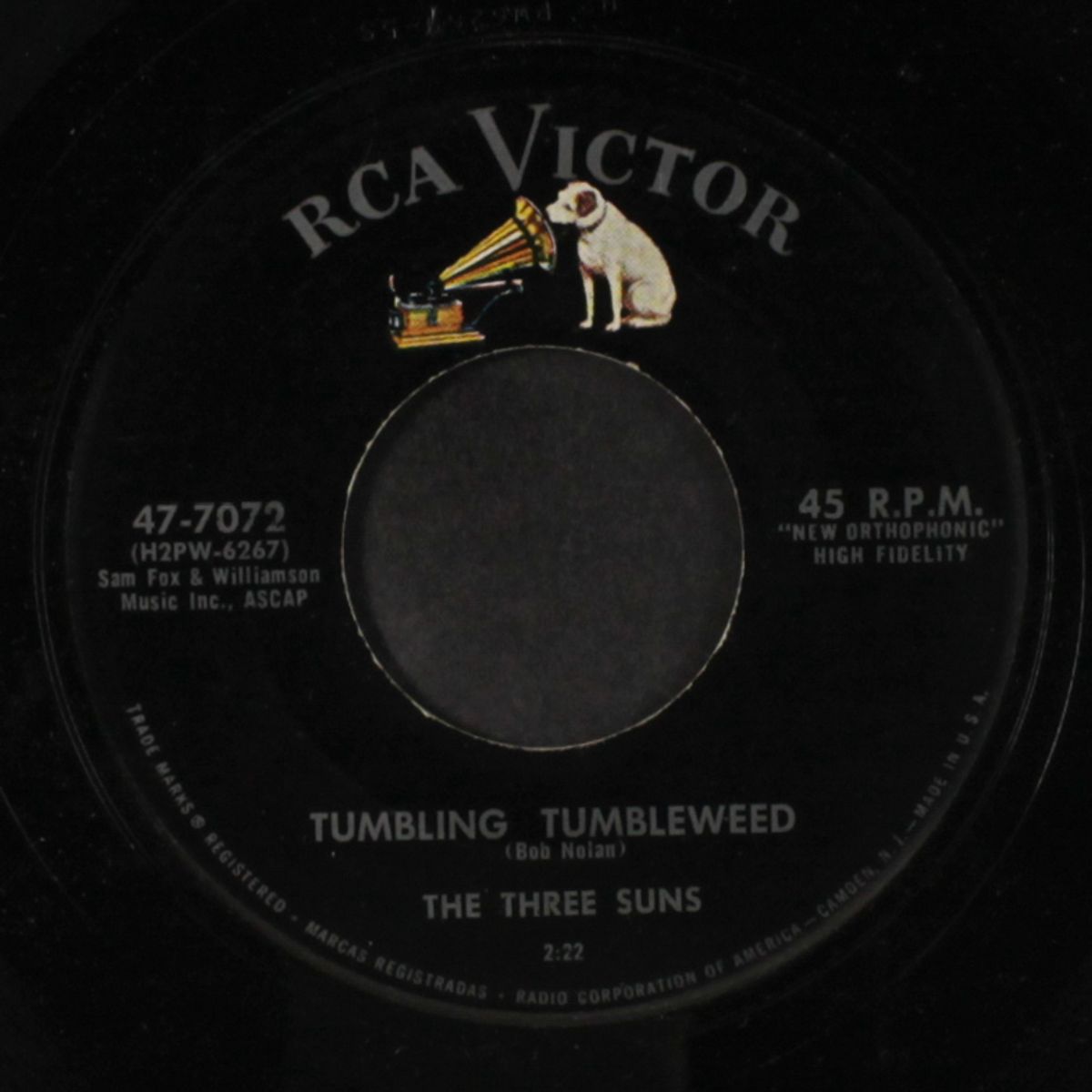 tumbling tubleweed / sentimental journey by THREE SUNS