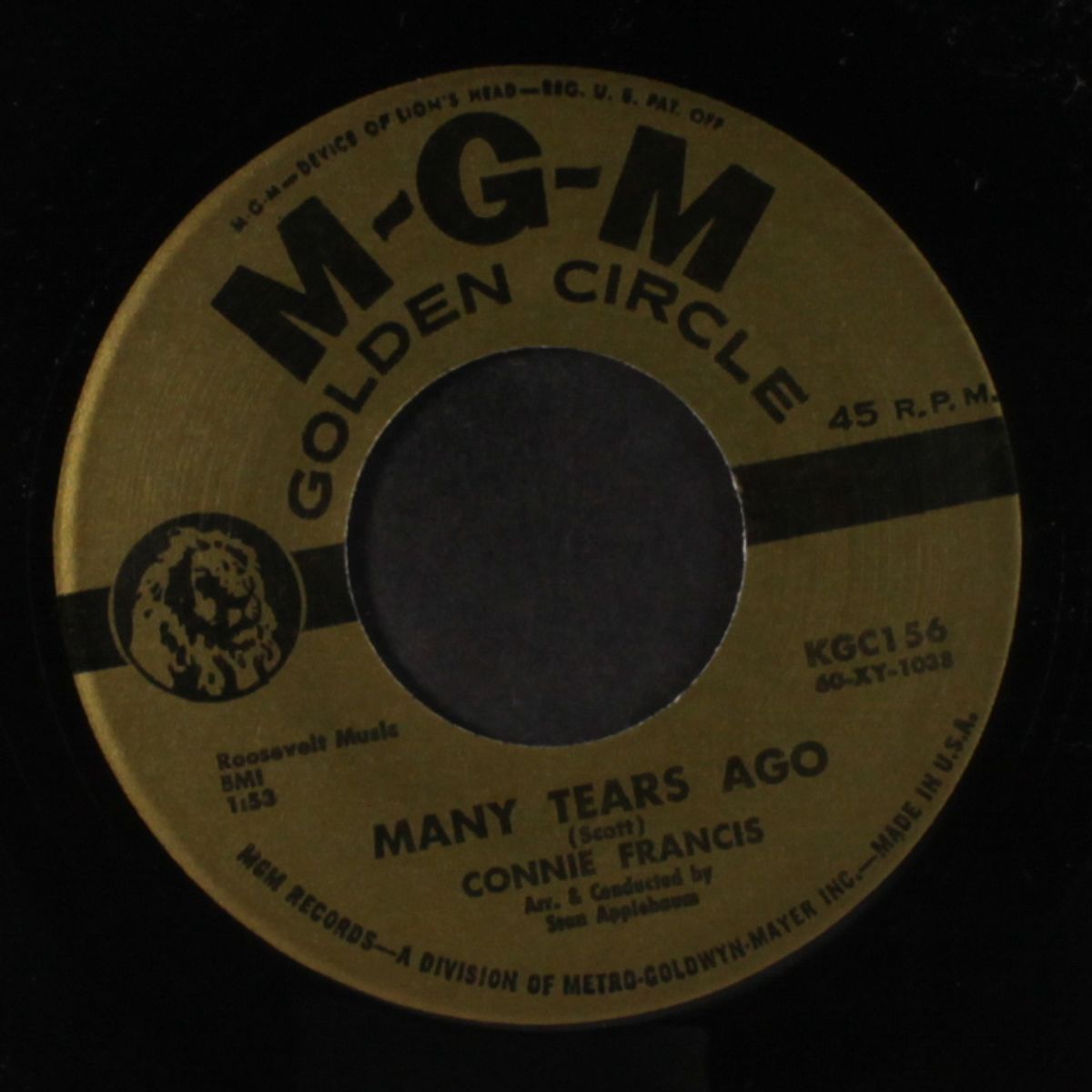 many tears ago by CONNIE FRANCIS