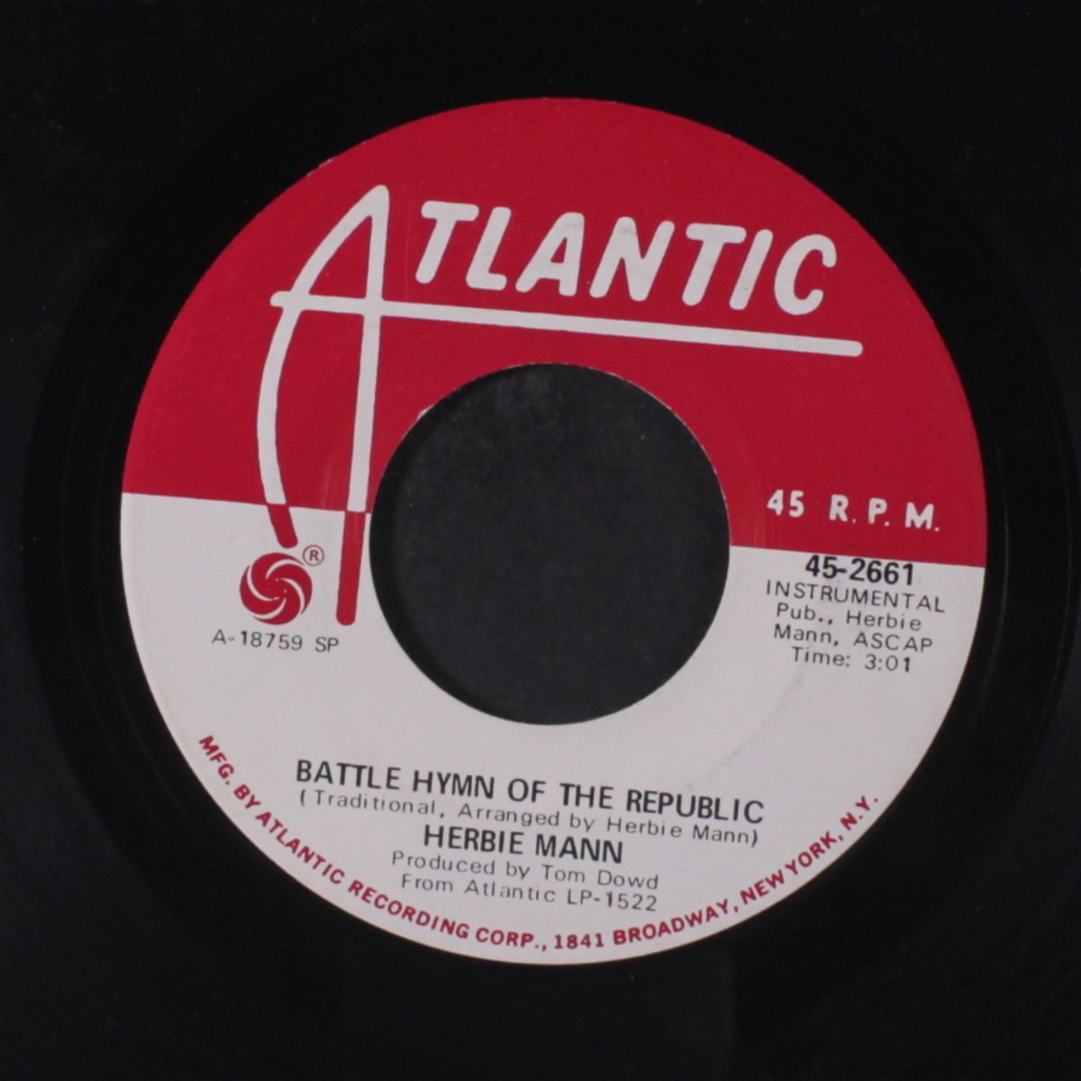 hold on, i'm comin' / battle hymn of the republic by HERBIE MANN