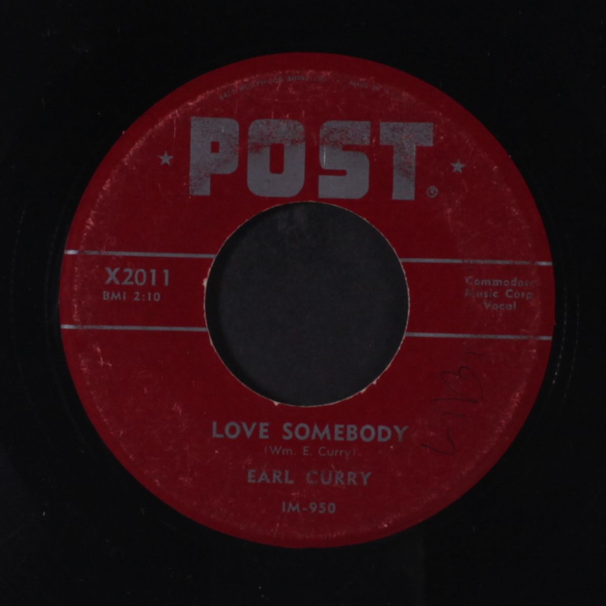love somebody / hobo by EARL CURRY
