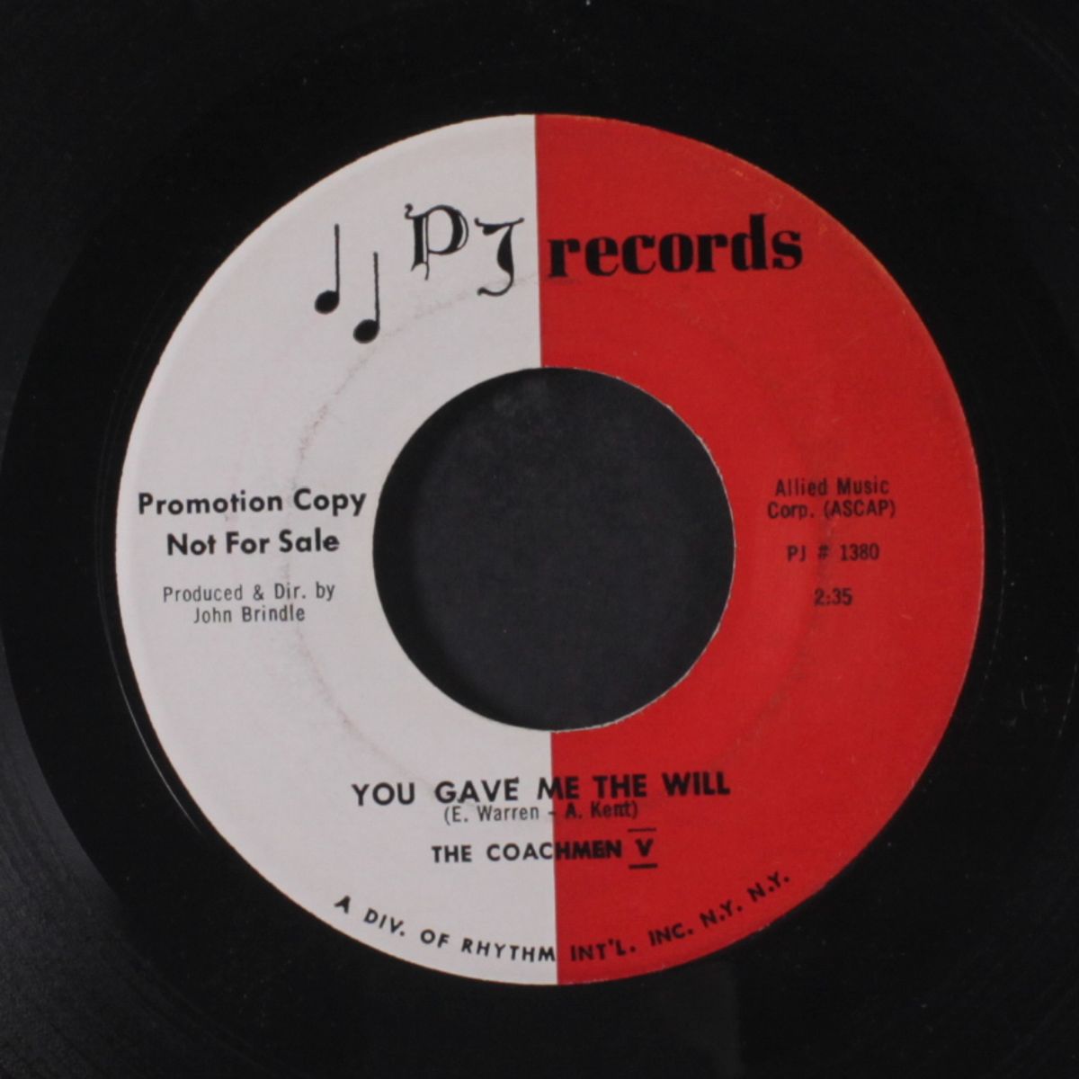 time / you gave me the will by COACHMEN V