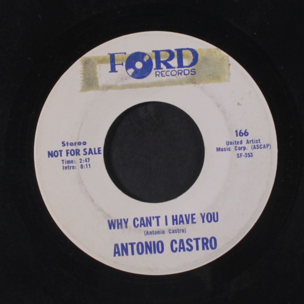baby come home / why can't i have you by ANTONIO CASTRO