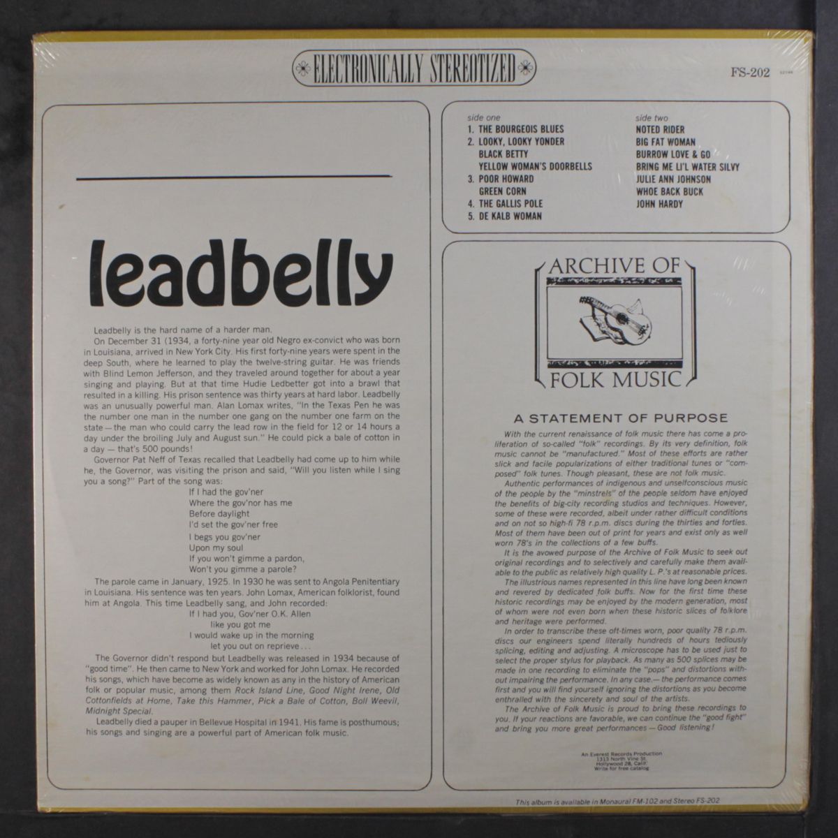 leadbelly by LEADBELLY