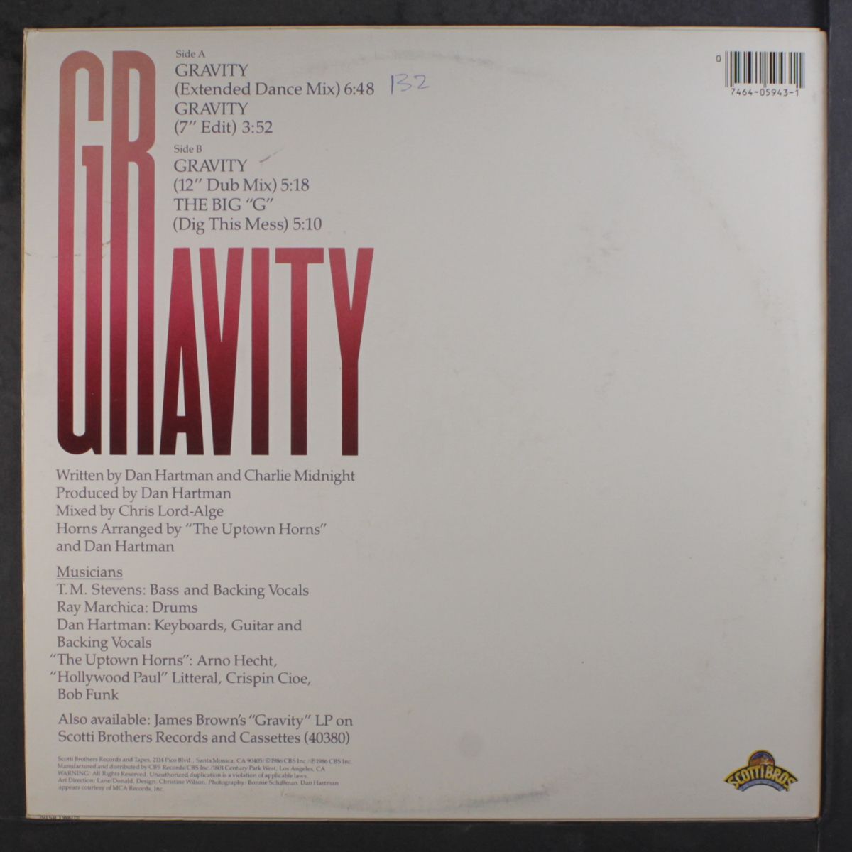 gravity by JAMES BROWN