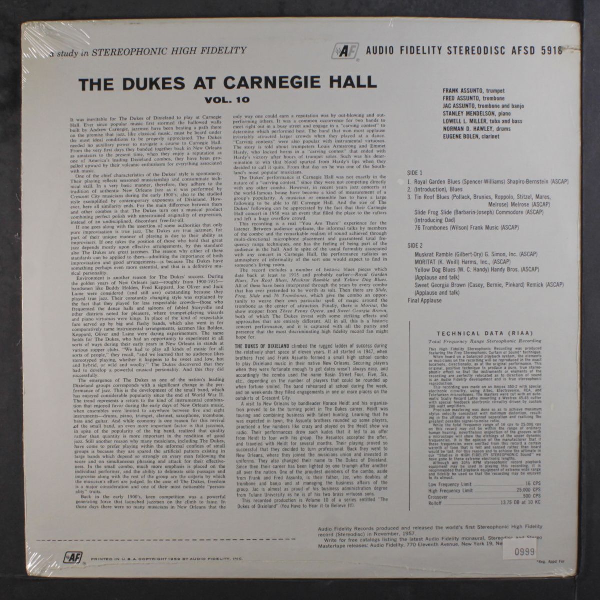 carnegie hall concert, vol. 10 by DUKES OF DIXIELAND