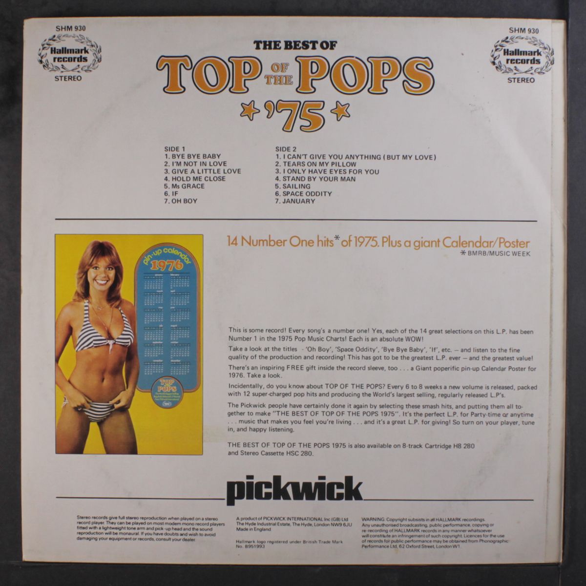 the best of top of the pops '75 by UNKNOWN ARTIST