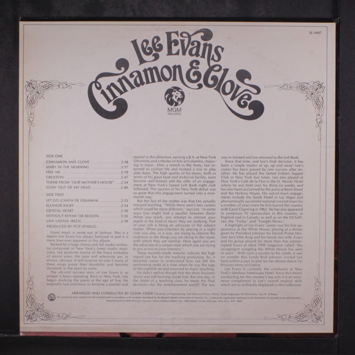 cinnamon & clove by LEE EVANS