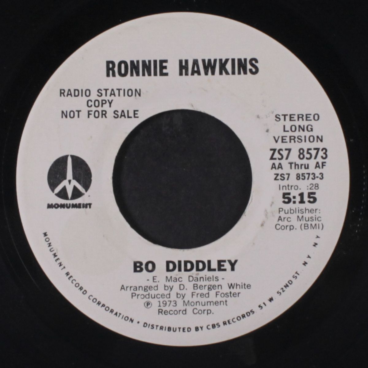 bo diddley by RONNIE HAWKINS