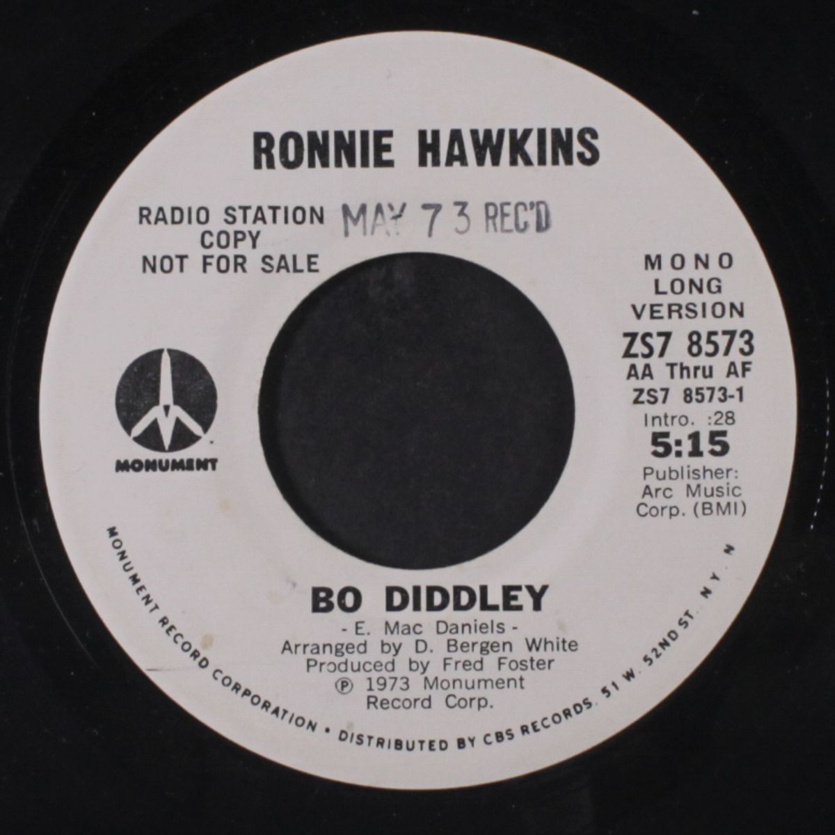 bo diddley by RONNIE HAWKINS