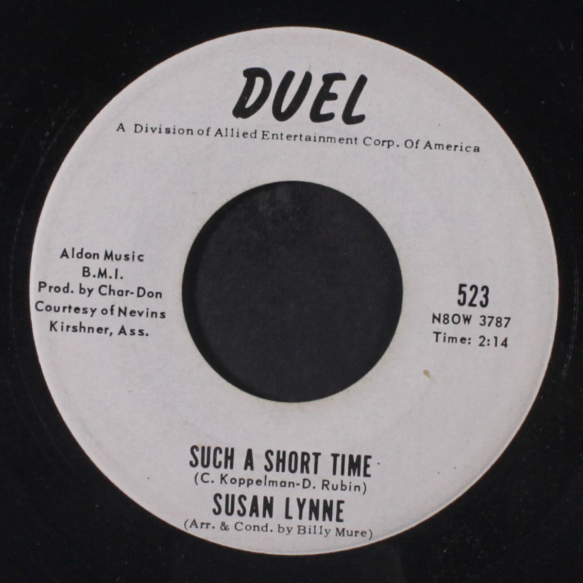 just a number / such a short time by SUSAN LYNNE