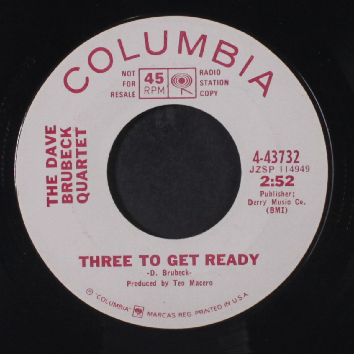 three to get ready / who's afraid? by DAVE BRUBECK