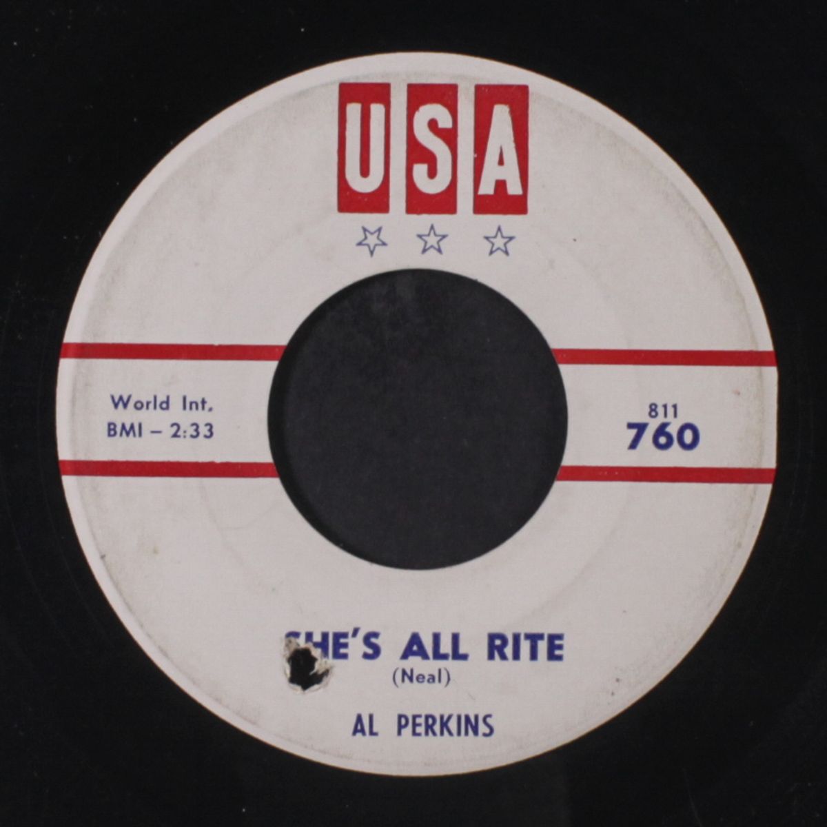she's all rite / kuz'n bill by AL PERKINS