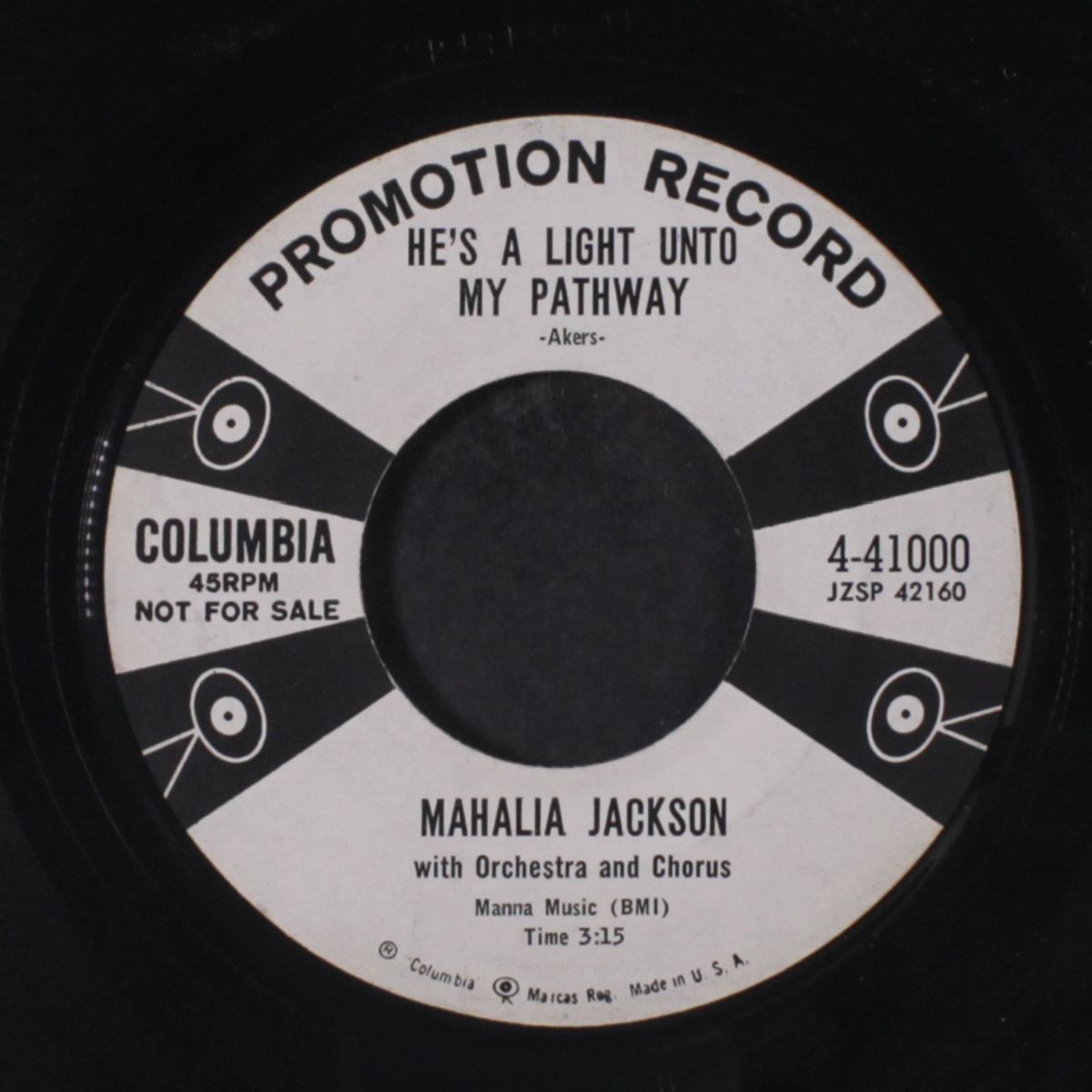 trouble / he' a light unto my pathway by MAHALIA JACKSON
