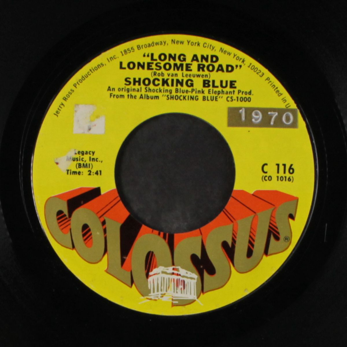 long and lonesome road / acka ragh by SHOCKING BLUE